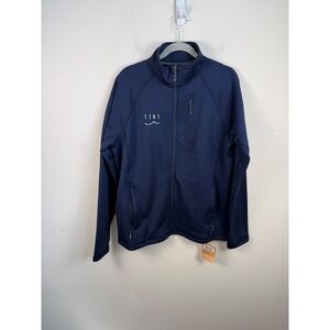 NWT Outdoor Research Middle Fork Full Zip Fleece Jacket Night Blue Mens L